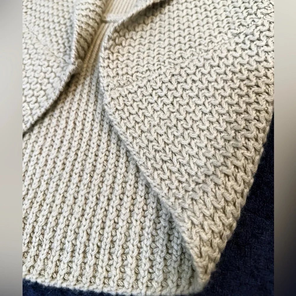 Dolled Up Tan Knit Vest with Faux Fur Collar